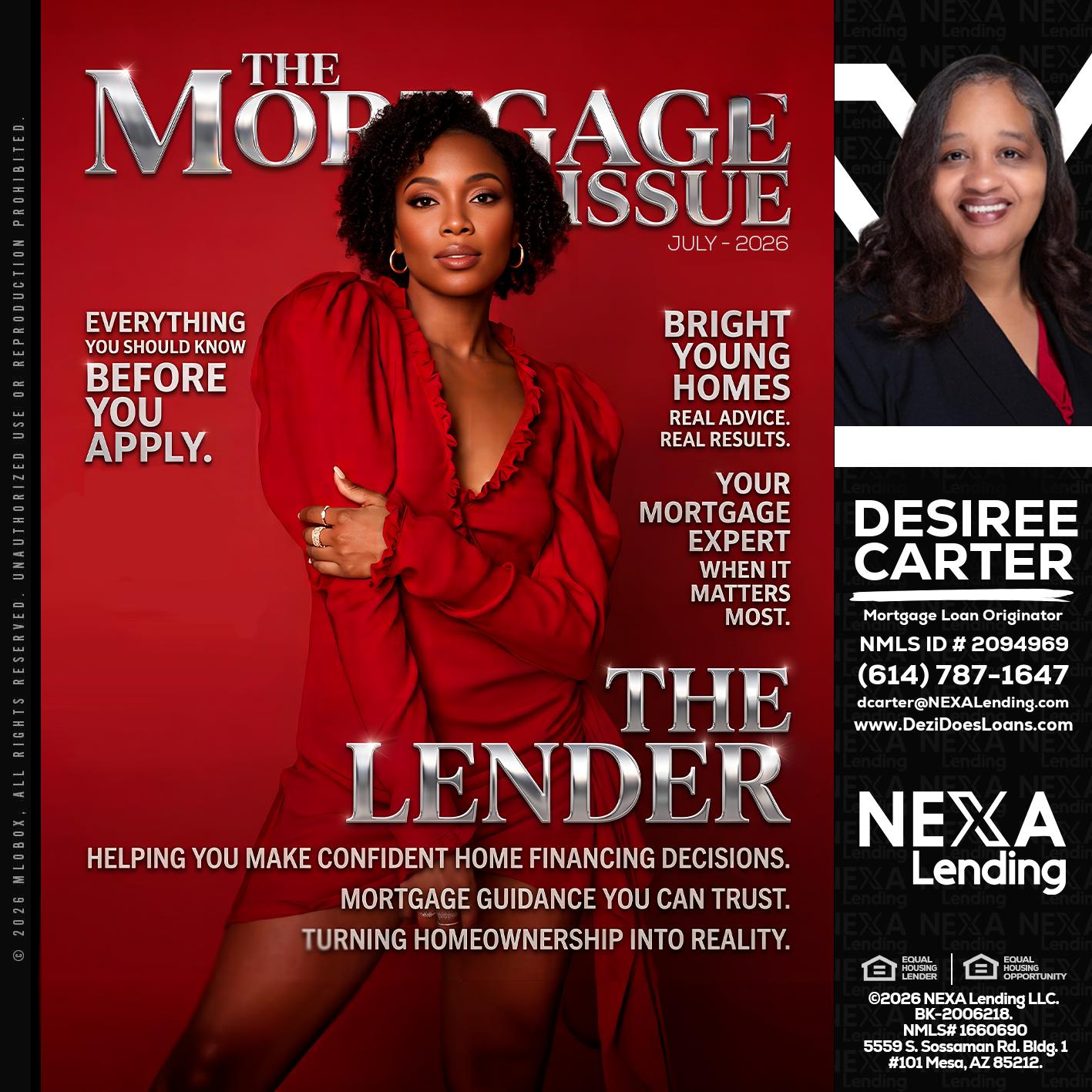 
														THE MORTGAGE ISSUE JULY